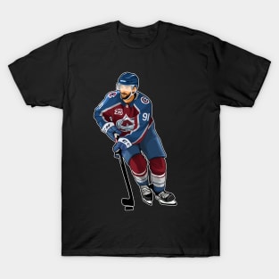 Nazem Kadri #91 Skates T-Shirt